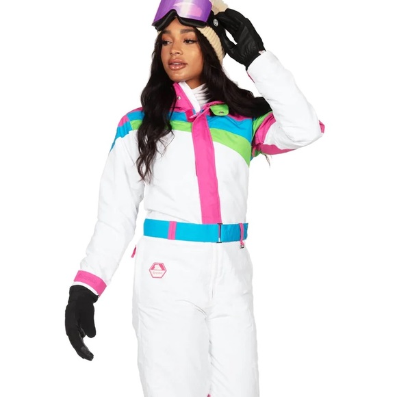 WOMEN'S DAYGLOW DREAM SNOW SUIT - worn once for about two hours - Picture 2 of 5